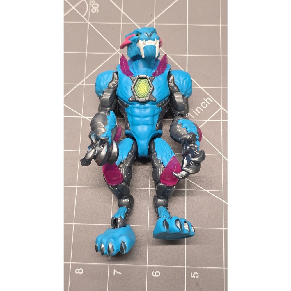 Blue and Grey MrBeast Lab Mutators Iconic Panther action figure